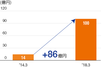 Eコマース：売上高