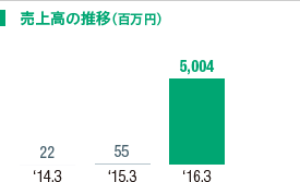 売上高の推移